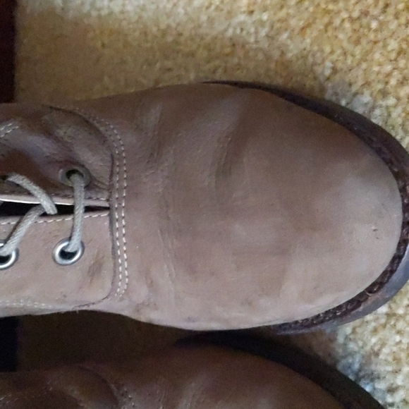 Soft Brazilian Brown Lace Up Wedge Heel Boots Size 7 - Picture 7 of 16